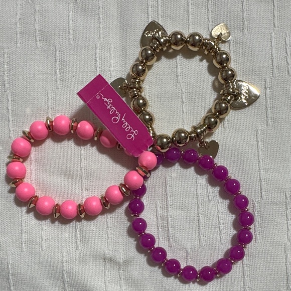 Lilly Pulitzer Jewelry - Lilly Pulitzer Pink and Purple Bracelet Set